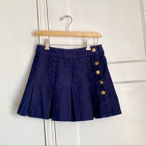 Ralph Lauren Corduroy Pleated Skirt